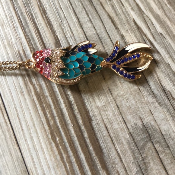 Multi-Color Fish Necklace - Picture 6 of 11